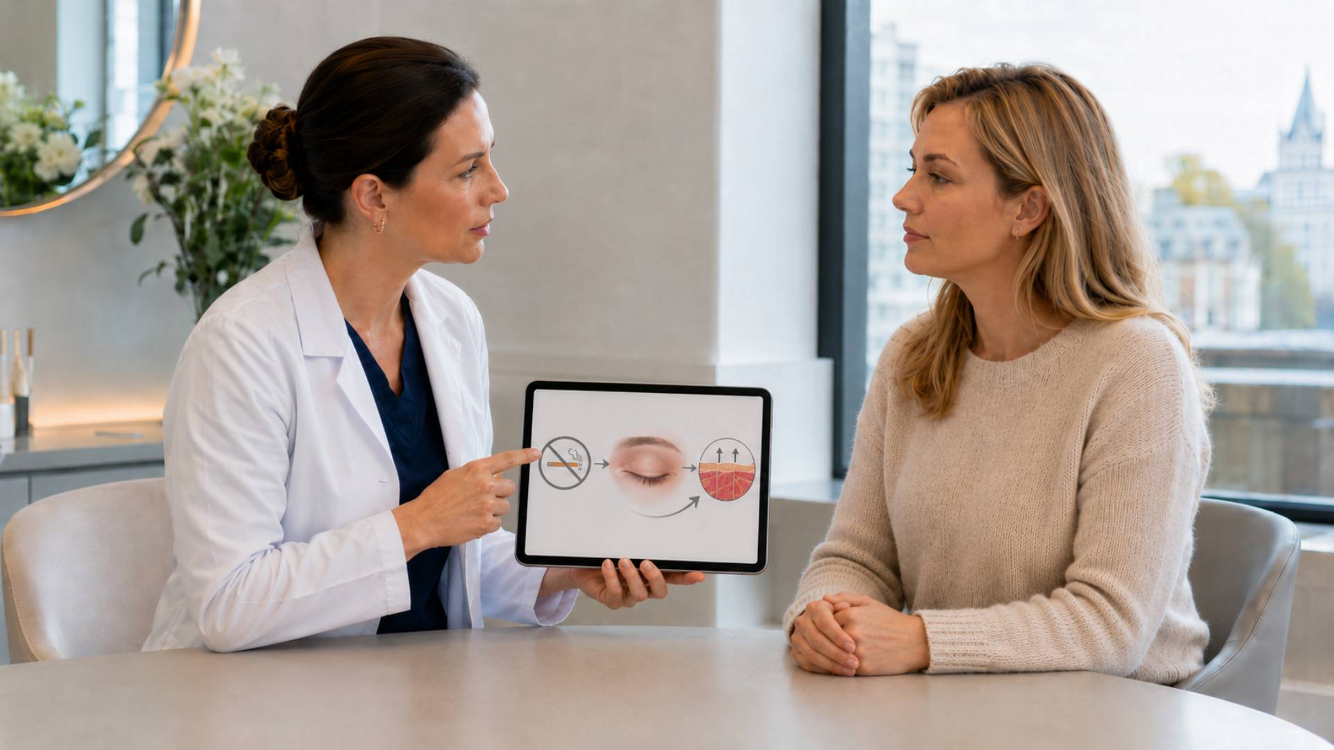 Smoking and eyelid surgery: why stopping (temporarily) makes a difference